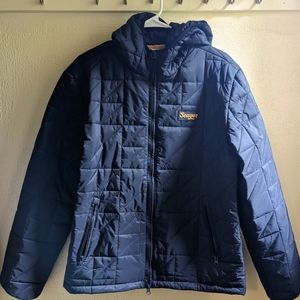 Seager Ruff & Tuff Puff Jacket Black men's size small